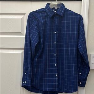 Nordstrom Blue Casual Button Down Shirt